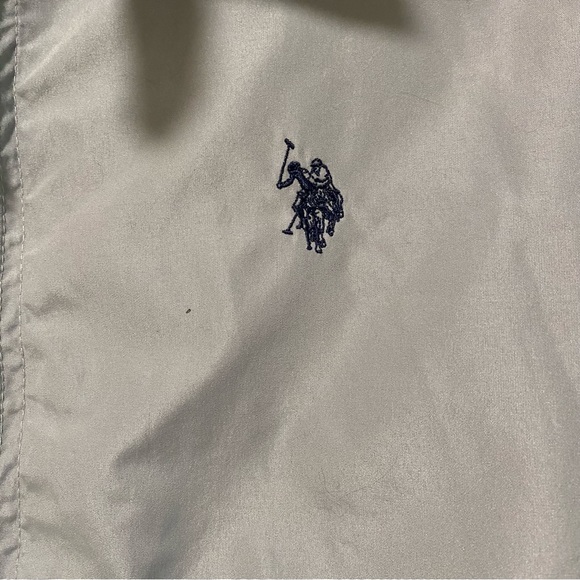 Polo Jacket Small Grey with navy details NWOT - Picture 2 of 6